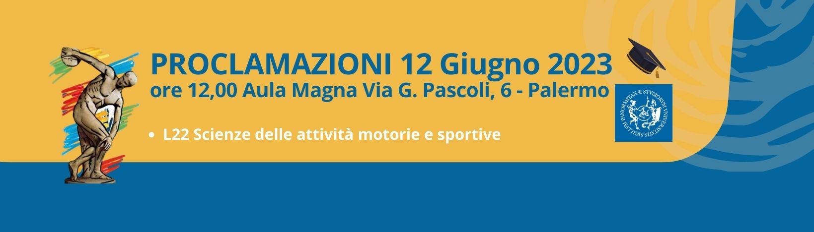 PROCLAMAZIONI | Lauree Scienze delle Attività Motorie e Sportive L-22