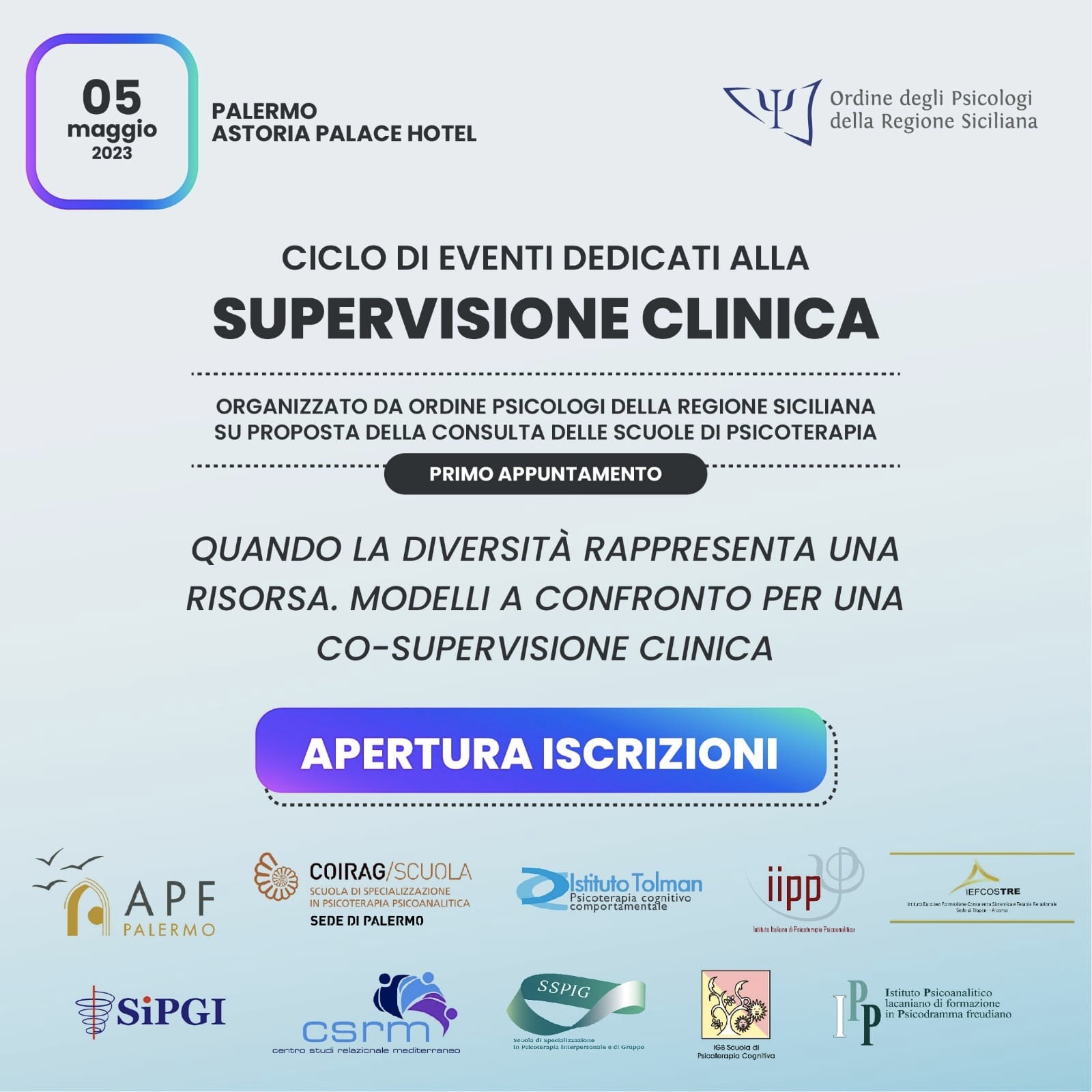 Locandina Supervisione Clinica Locandina Supervisione Clinica