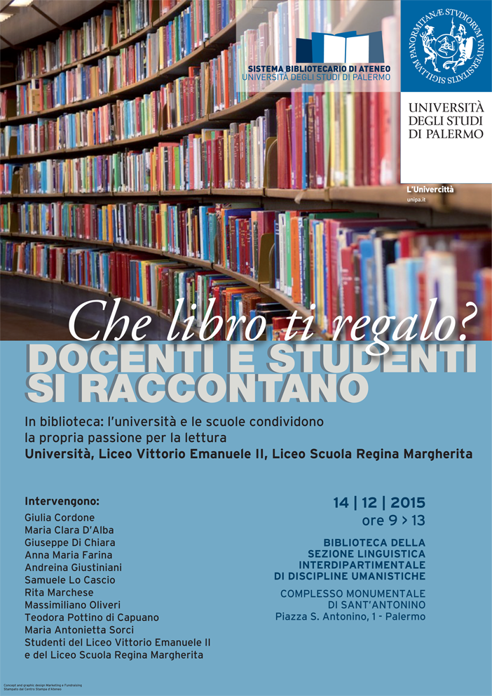 Che libro ti regalo_locandina Che libro ti regalo_locandina