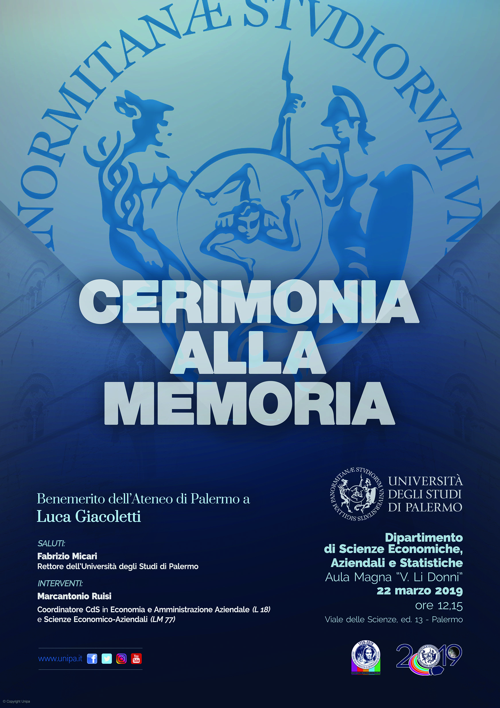 Cerimonia di Benemerito a Luca Giacoletti Cerimonia di Benemerito a Luca Giacoletti