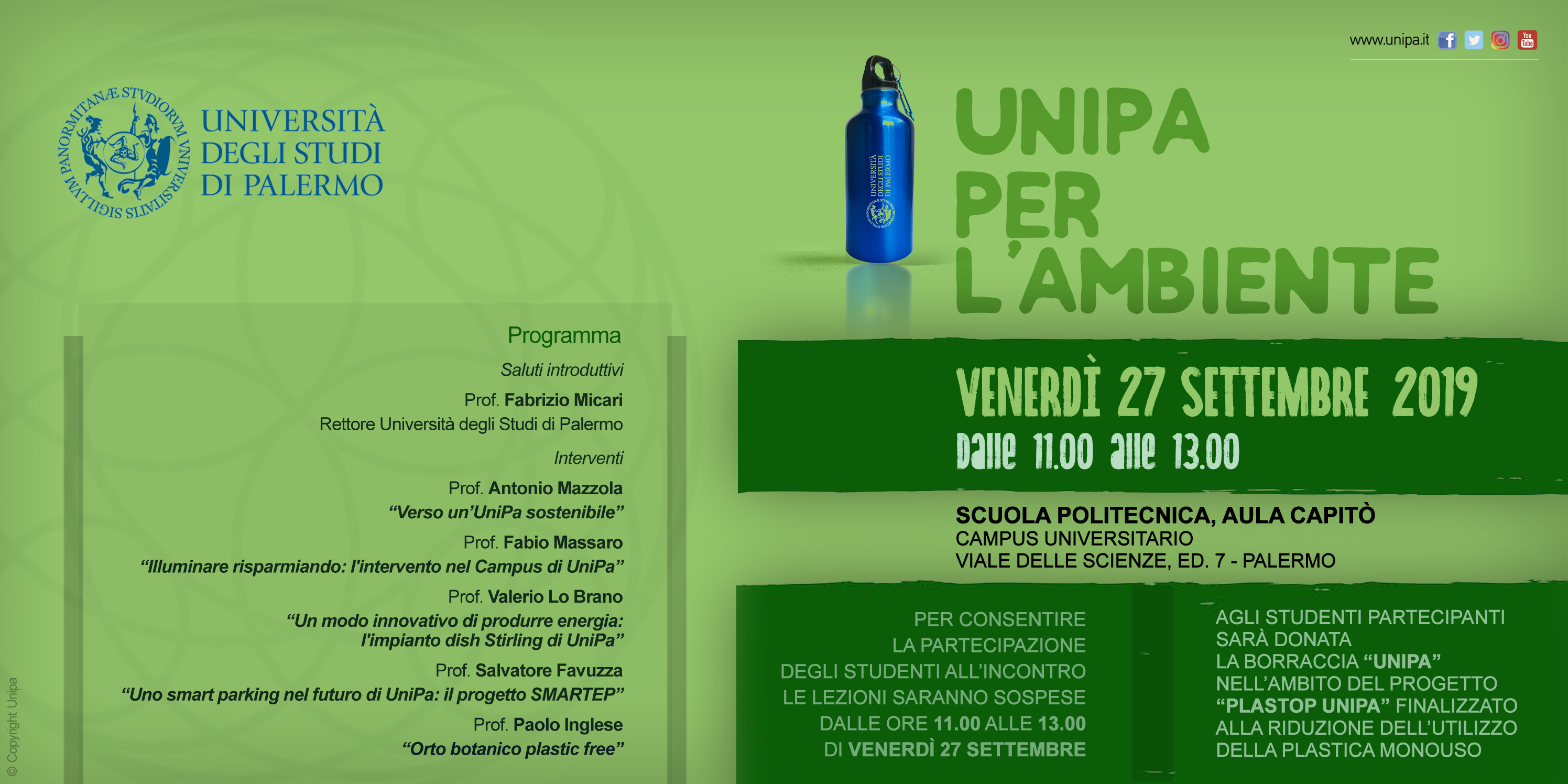 UniPa per l'ambiente