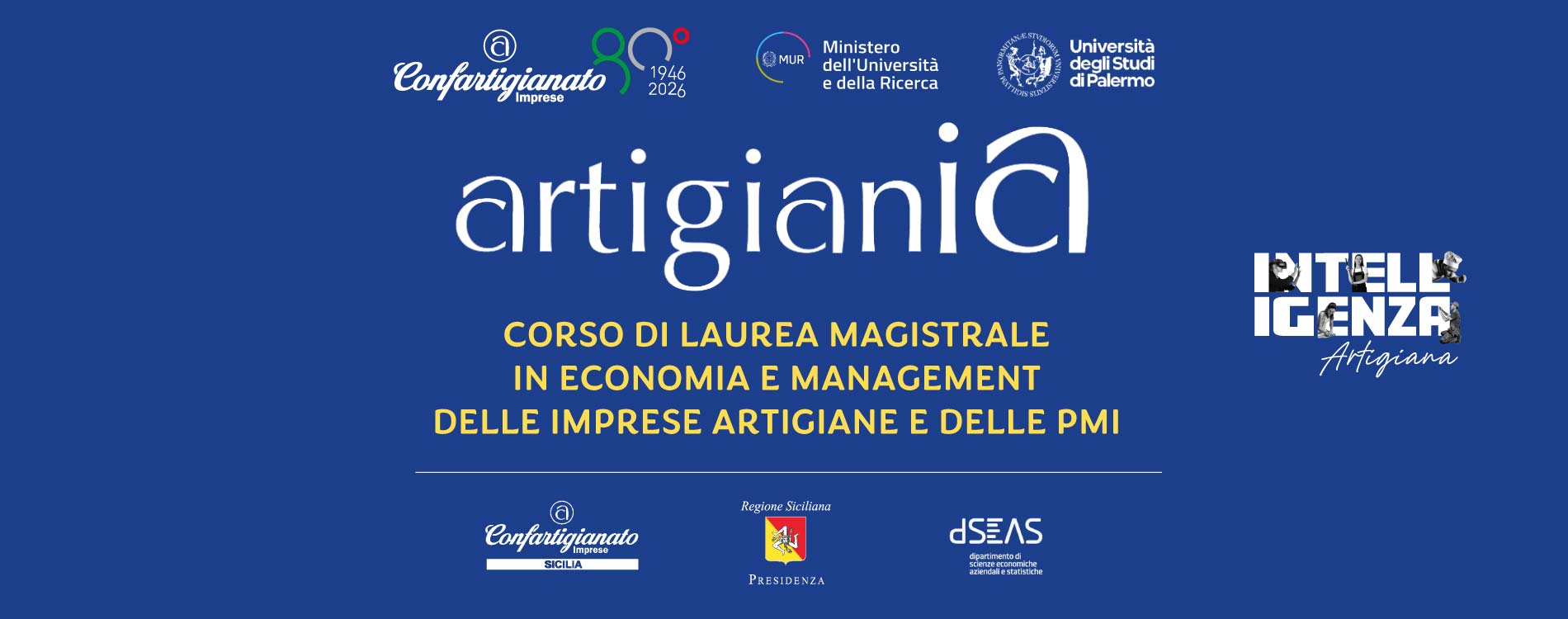 Nasce il manager dell’artigianato e delle Pmi: a Palermo il primo corso di laurea magistrale con alleanza tra MUR, UniPa, Confartigianato