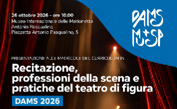 UniPa, il nuovo curriculum DAMS dedicato alla recitazione e al teatro di figura si presenta alle matricole