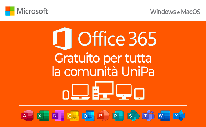 Microsoft Office 365: gratuito per tutta la comunità studentesca UniPa