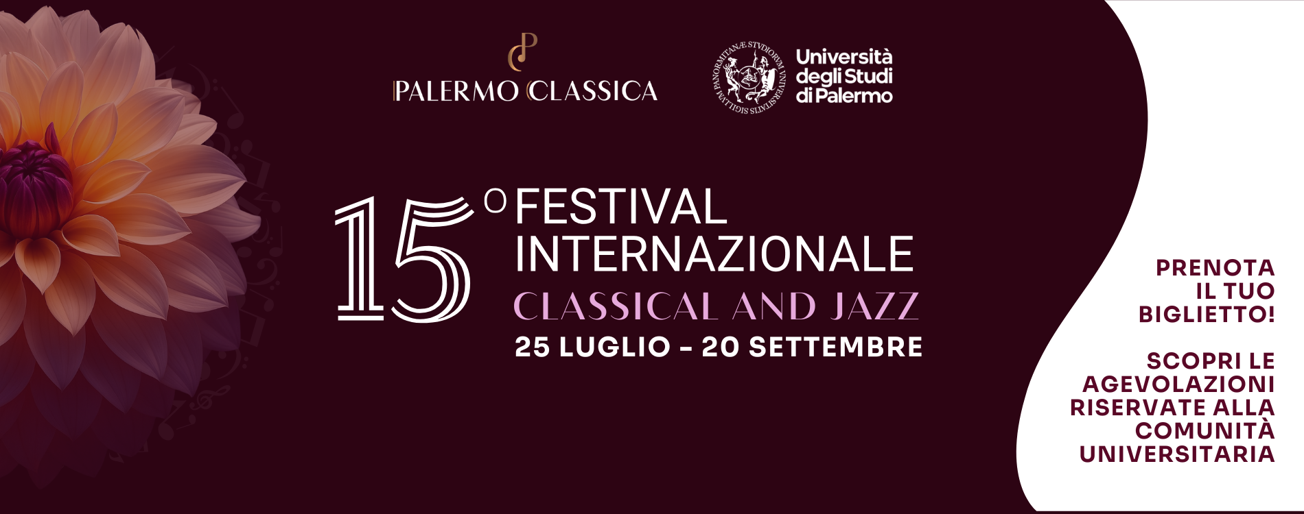 Dallo Steri all’Orto Botanico: UniPa protagonista della 15ª edizione del Festival Internazionale Palermo Classica