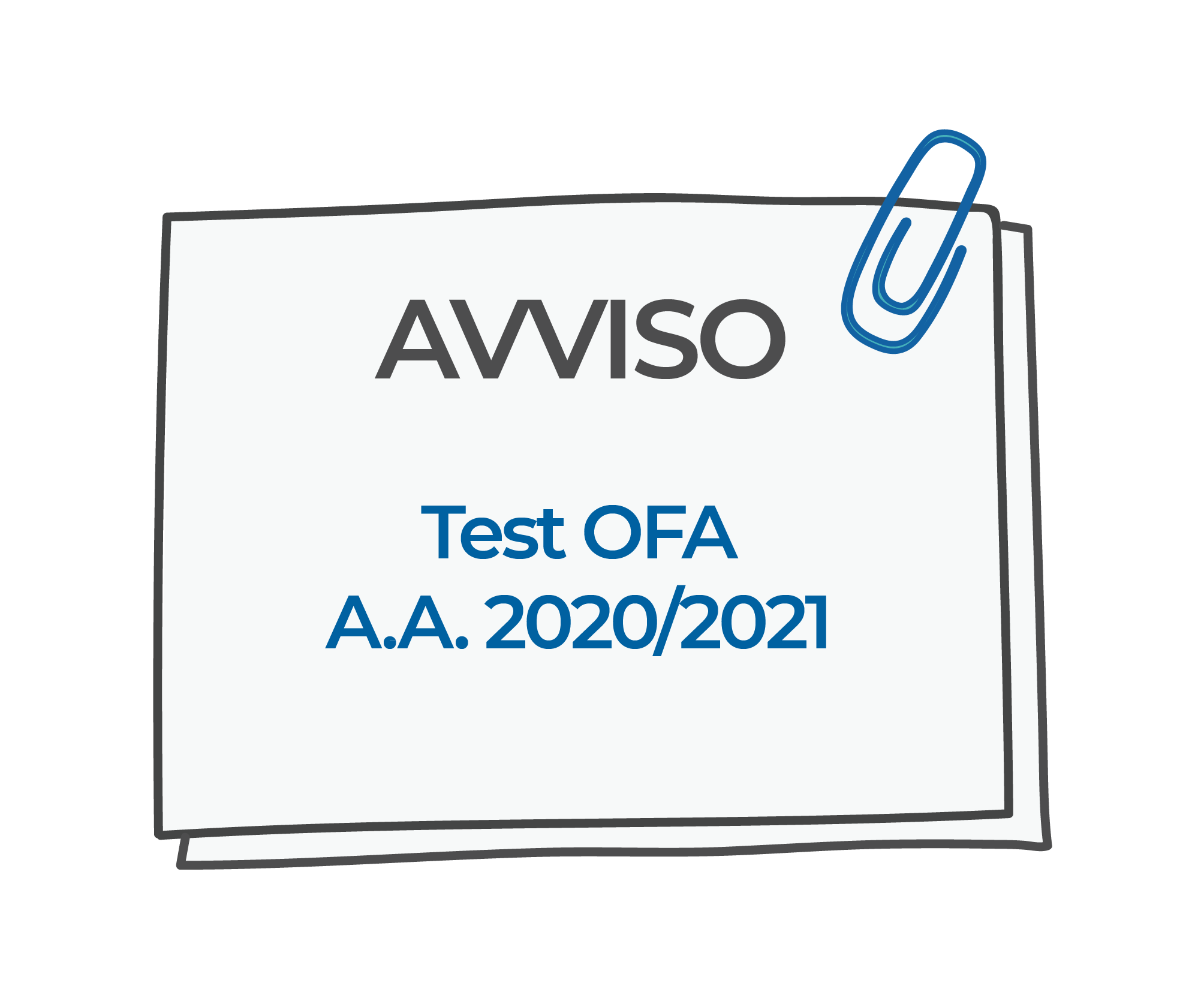 Obblighi Formativi Aggiuntivi (OFA) | Pubblicati gli esiti dei test OFA per gli studenti iscritti al primo anno nell’A.A. 2020/2021