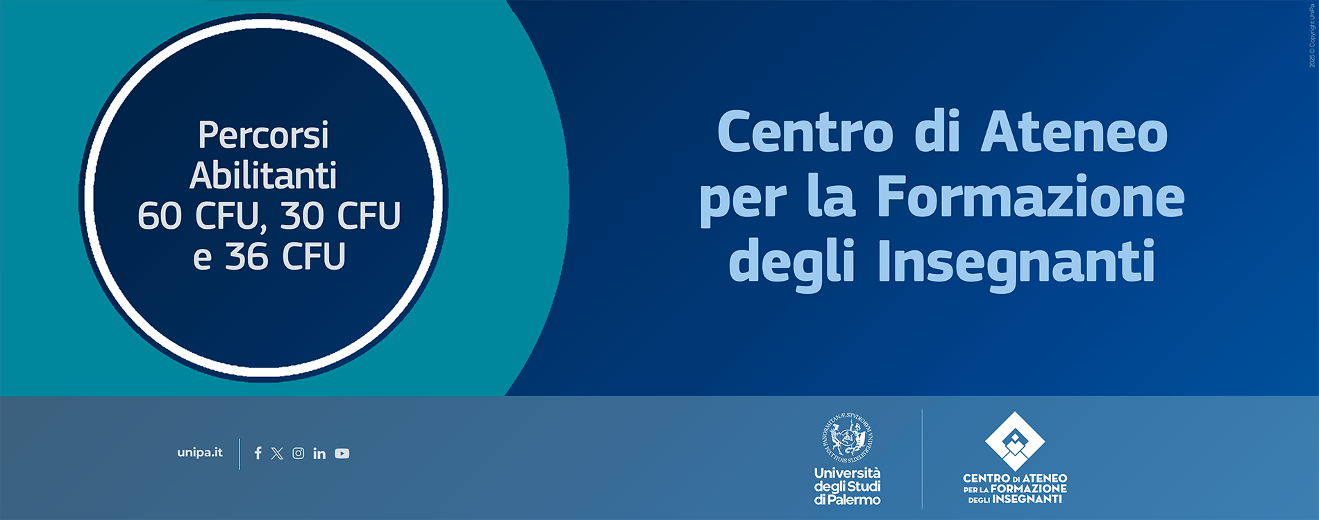 Formazione insegnanti: percorsi abilitanti 60 CFU, 30 CFU e 36 CFU - A.A. 2025/2026