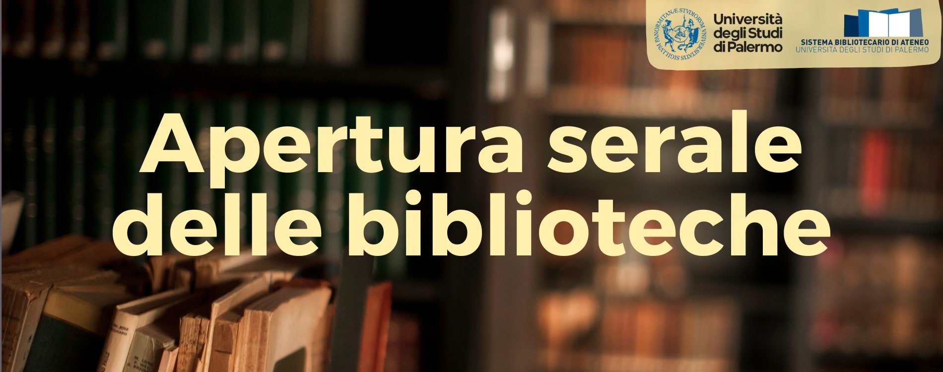 Apertura serale delle biblioteche - 2025