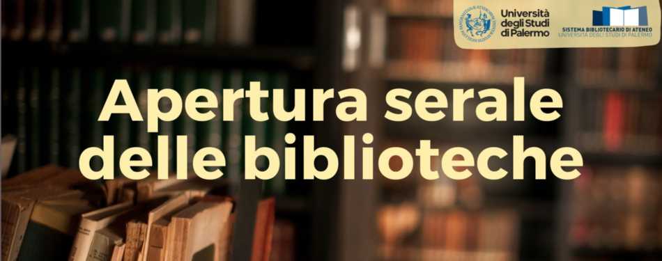 Apertura serale delle biblioteche - 2025