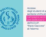 Riorganizzazione accesso degli studenti di area sanitaria UniPa alla Campagna vaccinale anti-SARS-CoV-2 dell’A.O.U.P. “Paolo Giaccone” di Palermo