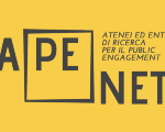 UniPa tra i soci fondatori dell’Associazione APEnet - Rete degli Atenei e degli Enti di Ricerca per il Public Engagement