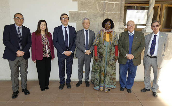 Ambasciatrice del Burkina Faso in visita allo Steri