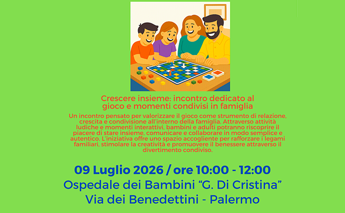 Crescere insieme: incontro dedicato al gioco e ai momenti condivisi in famiglia