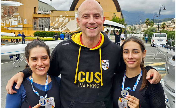 Studentesse UniPa vicecampionesse ai campionati nazionali universitari di canottaggio
