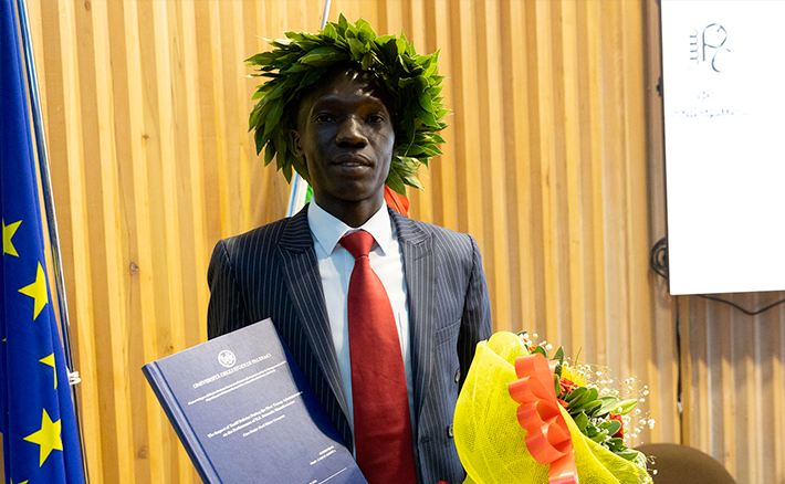 Dal Sud Sudan a UniPa: Jacob Lasu si laurea in Scienze economico-aziendali grazie al progetto UNICORE