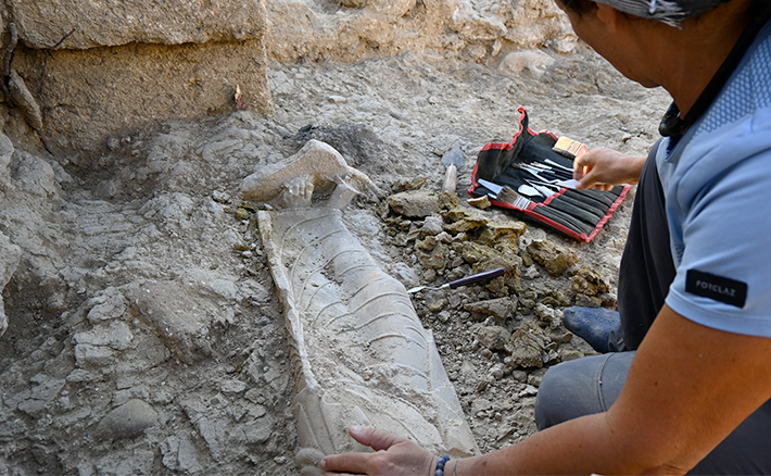Ritrovamento archeologico a Mozia: scoperta statua greca in marmo risalente al V secolo A.C. grazie agli scavi della missione UniPa