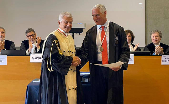 Conferimento della Laurea Magistrale honoris causa in "Scienze Economiche e Finanziarie" al dott. Andrea Orcel