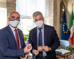 L’Ambasciatore d’Israele in Italia Dror Eydar in visita allo Steri