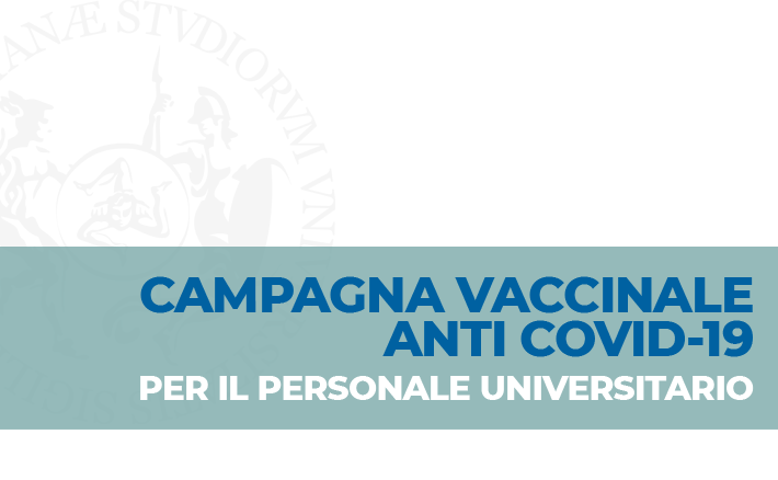 Prosecuzione della “Campagna vaccinale anti Covid-19” per il personale universitario