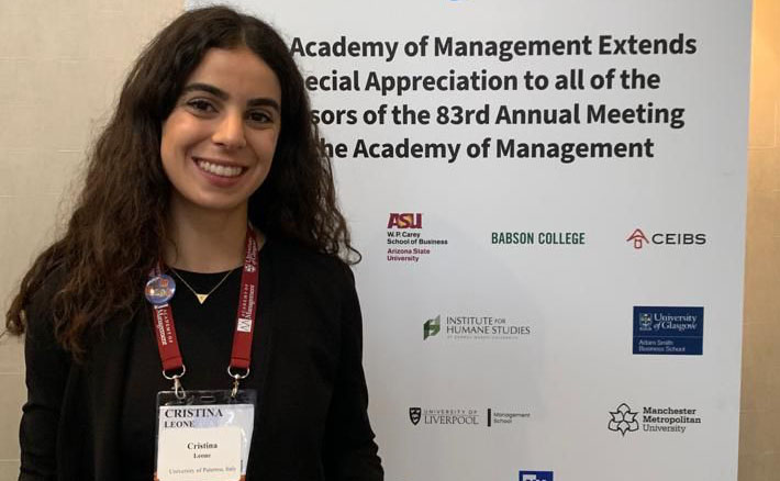 La dott.ssa Cristina Leone premiata per il contributo offerto alla International Management Division della Academy of Management