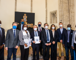 Delegazione ivoriana dell’Università Jean Lorougnon Guédé in visita allo Steri