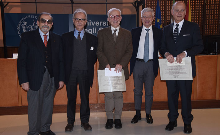 La fondazione “Carlo Chianello” consegna i premi alla carriera a studiosi per l’attività di ricerca nel campo dell’oncologia clinica e sperimentale – La cerimonia al Complesso Monumentale dello Steri