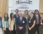 Team del Dipartimento di Scienze Politiche e delle relazioni internazionali al Jesus College di Cambridge per il 40° Symposium on Economic Crimes