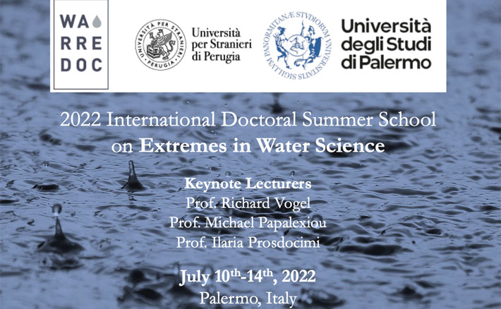 2022 International Doctoral Summer School on Extremes in Water Science ...