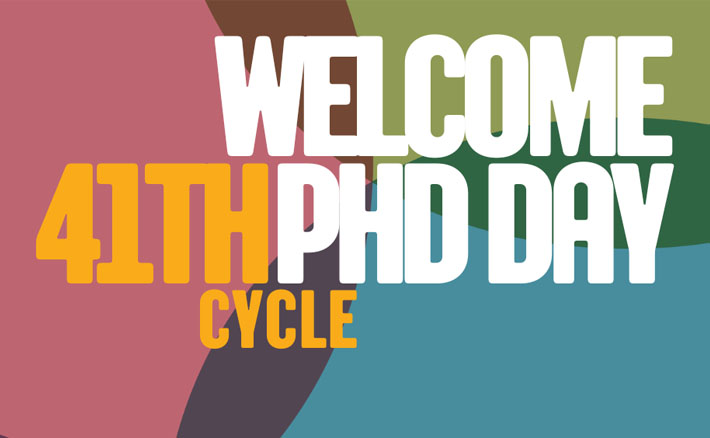 Welcome PhD Day - 41th Cycle