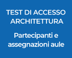 Test di accesso al Corso di LM a ciclo unico in Architettura | Partecipanti e assegnazioni aule