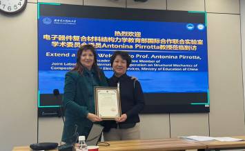 La prof.ssa Antonina Pirrotta nominata nell'Academic Committee del Joint Laboratory of International Cooperation on Structural Mechanics of Composite Materials for Electronic Devices della Xidian University