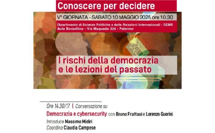 Conoscere per decidere | Democrazia e Cybersecurity - V giornata