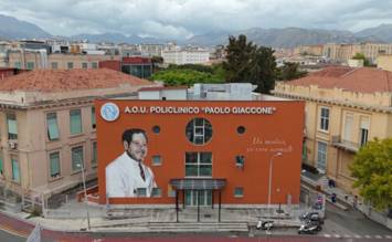 Un murale per Paolo Giaccone al Policlinico di Palermo