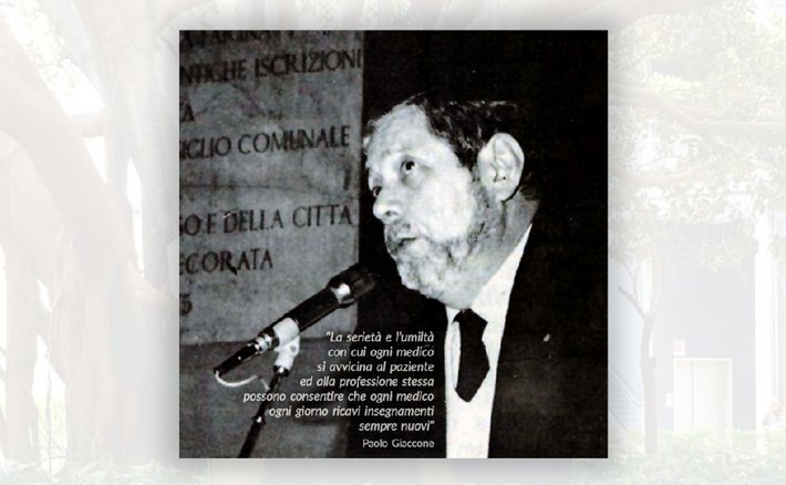 Cerimonia di commemorazione in onore del prof. Paolo Giaccone
