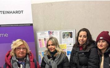 La prof.ssa Alessandra La Marca in visita alla New York University