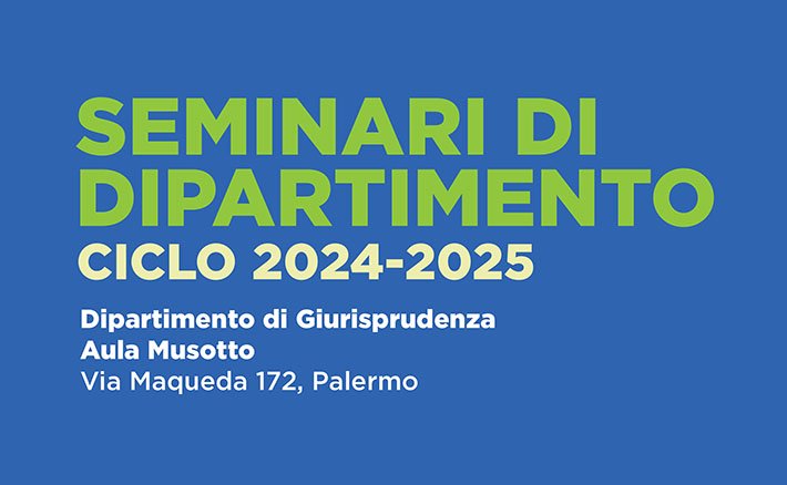 La gestazione per altri: profili problematici e prospettive storico-giuridiche - Settimo incontro dei “Seminari di Dipartimento” di Giurisprudenza Ciclo 2024-2025