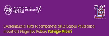 7 Maggio 2018 ore 16:00 -L' Assemblea di tutte le componenti della Scuola Politecnica incontra il Magnifico Rettore Fabrizio Micari