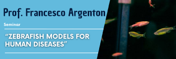 Seminario su:"Zebrafish models for human diseases" | 1 luglio