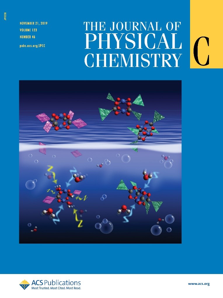 Studio UniPa sulla cover della rivista The Journal of Physical Chemistry C