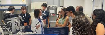 Gli studenti del Liceo Scientifico Benedetto Croce in visita ad ATeN Center