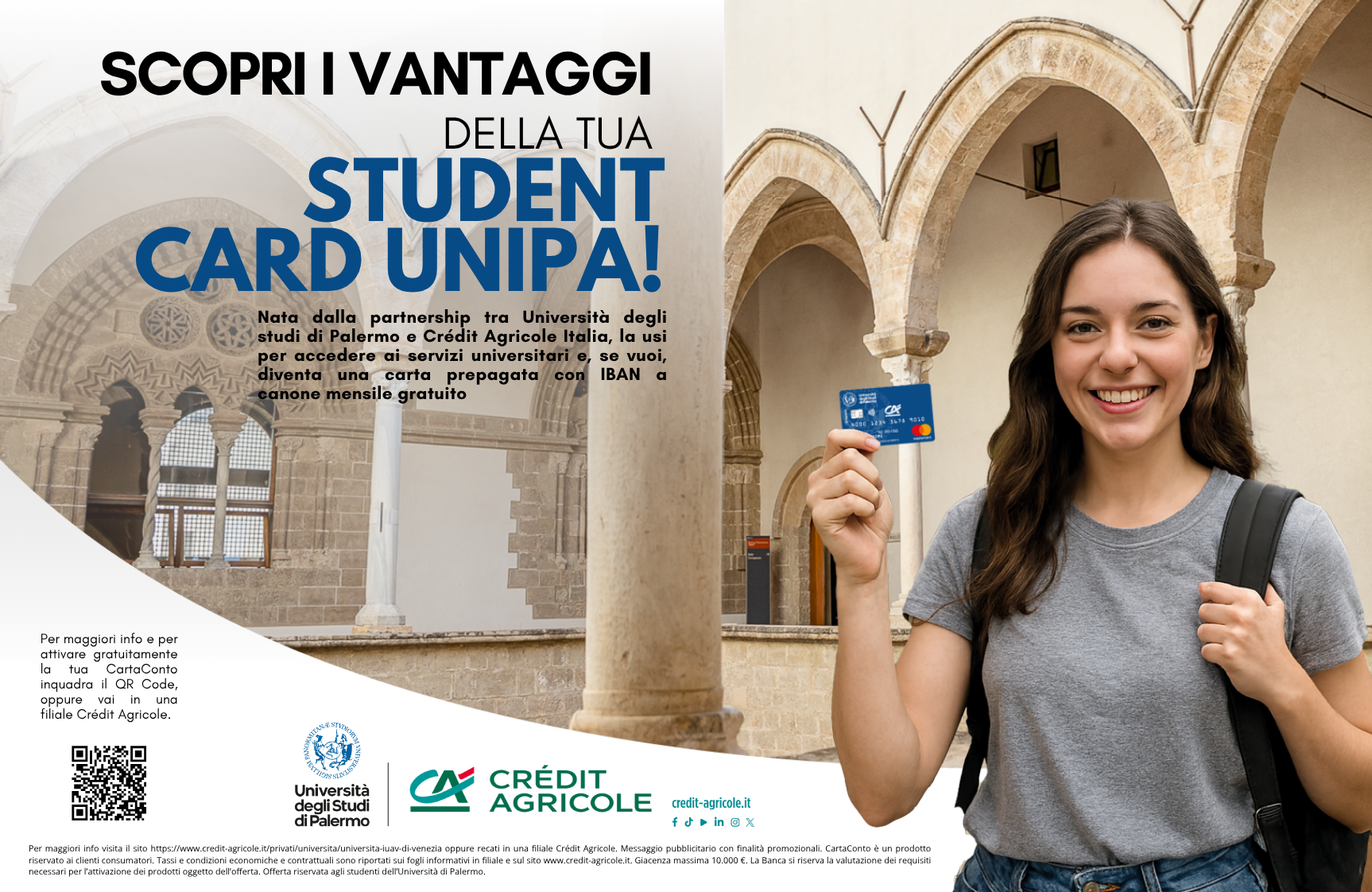 Student Card Unipa Credit Agricole