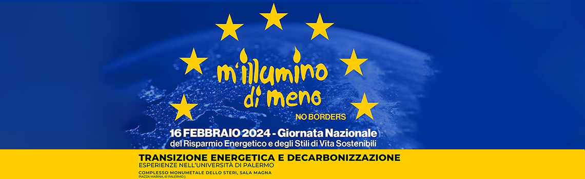 M'illumino di meno "Transizione energetica e decarbonizzazione"
