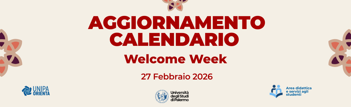 welcome week 27 febbraio