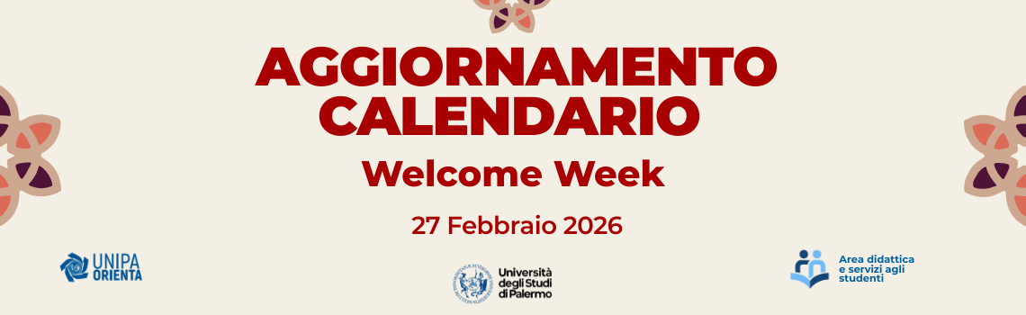 welcome week 27 febbraio